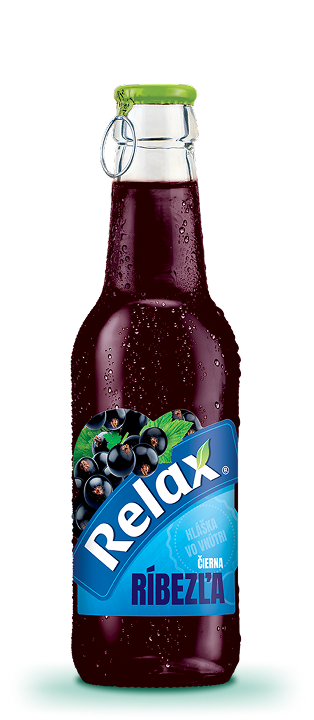 Relax limonáda ČIERNA RÍBEZĽA